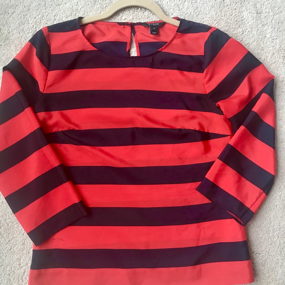 ⭐️J.Crew striped blouse